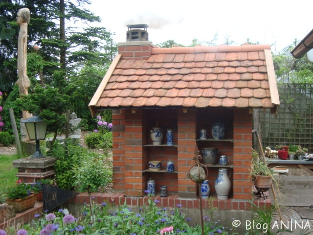 Backhaus mit alten Biberschwänzen