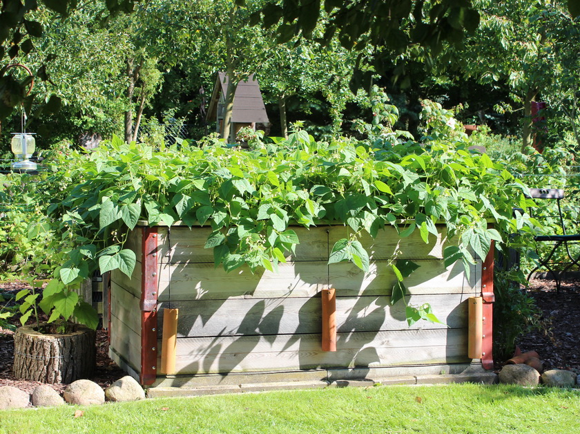 Hochbeet im Garten